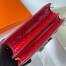 Hermes Constance 18 Handmade Bag In Red Shiny Alligator Leather 