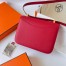 Hermes Constance 1-24 Mirror Bag In Red Epsom Calfskin 
