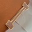 Hermes Geta Handmade Bag In Caramel Chevre Mysore Leather 
