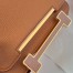 Hermes Geta Handmade Bag In Caramel Chevre Mysore Leather 