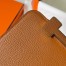 Hermes Geta Handmade Bag In Caramel Chevre Mysore Leather 