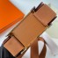 Hermes Geta Handmade Bag In Caramel Chevre Mysore Leather 