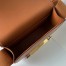 Hermes Geta Handmade Bag In Caramel Chevre Mysore Leather 