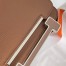 Hermes Geta Handmade Bag In Quebracho Chevre Mysore Leather 