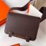 Hermes Geta Handmade Bag In Rouge Sellier Chevre Mysore Leather 