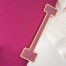 Hermes Geta Handmade Bag In Rose Purple Chevre Mysore Leather 