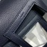 Hermes Halzan 25 Bag in Blue Nuit Clemence Leather