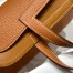 Hermes Halzan 25 Bag in Gold Clemence Leather