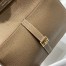 Hermes Halzan 25 Bag in Taupe Clemence Leather