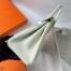 Hermes Birkin 25 Handmade Bag In Mushroom Clemence Leather