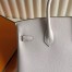Hermes Birkin 25 Retourne Handmade Bag In Mauve Pale Epsom Calfskin