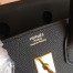 Hermes Black Birkin 25cm Epsom Handmade Bag