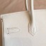 Hermes White Birkin 25cm Epsom Handmade Bag