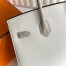 Hermes HSS Birkin 25 Sellier Bag in Craie and Grey Epsom Calfskin