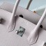 Hermes Birkin 25 Sellier Handmade Bag In Mauve Pale Epsom Calfskin 
