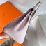 Hermes Birkin 25 Sellier Handmade Bag In Mauve Pale Epsom Calfskin 