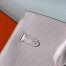 Hermes Birkin 25 Sellier Handmade Bag In Mauve Pale Epsom Calfskin 