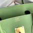 Hermes Birkin 25 Sellier Handmade Bag In Vert Criquet Epsom Calfskin 