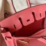 Hermes Rose Lipstick Birkin 25cm Swift Handmade Bag