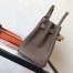 Hermes Taupe Birkin 30cm Clemence Handmade Bag