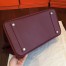 Hermes Bordeaux Epsom Birkin 40cm Handmade Bag