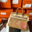 Hermes Birkin Inside Out 25 Bag in Biscuit Swift Calfskin