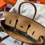 Hermes Birkin Inside Out 25 Bag in Biscuit Swift Calfskin