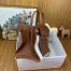 Hermes Birkin à l’envers 35 Bag in Gold Clemence Leather and Canvas