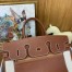 Hermes Birkin à l’envers 35 Bag in Gold Clemence Leather and Canvas