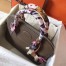 Hermes Taupe Clemence Bolide 31cm Handmade Bag