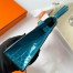Hermes Kelly Mini II Sellier Handmade Bag in Blue Izmir Shiny Alligator Leather