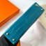 Hermes Kelly Mini II Sellier Handmade Bag in Blue Izmir Shiny Alligator Leather