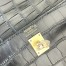 Hermes Kelly 25 Retourne Handmade Bag in Black Alligator Leather