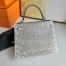Hermes Kelly Sellier 25 Handmade Bag in Natural Lizard Skin