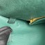 Hermes Kelly Sellier 25 Handmade Bag in Malachite Ostrich Leather