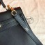 Hermes Swift Kelly 25cm Retourne Handmade Black Bag
