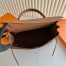 Hermes Kelly Retourne 35 Handmade Bag in Gold Clemence Leather
