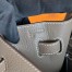 Hermes Kelly Retourne 35 Handmade Bag in Taupe Clemence Leather