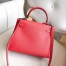 Hermes Multicolor Stripes Kelly 28cm Red Bag 