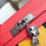 Hermes Multicolor Stripes Kelly 28cm Red Bag 