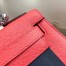 Hermes Multicolor Stripes Kelly 28cm Red Bag 
