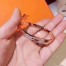 Hermes Rose Gold Small Kelly Bracelet With Diamonds