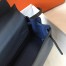 Hermes Blue AgateClemence Kelly 32cm Retourne Bag