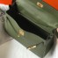 Hermes Canopee Clemence Kelly 32cm Retourne Bag