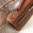 Hermes Brown Clemence Kelly 32cm Retourne Bag
