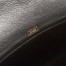 Hermes Black Swift Kelly Cut Handmade Bag