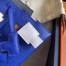 Hermes Kelly Doll Picto Bag in Blue Royal Epsom Calfskin