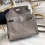 Hermes Grey Swift Kelly Danse Bag