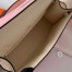 Hermes HSS Kelly Pochette Bicolor Bag in Pink and Craie Swift Calfskin 