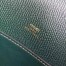Hermes Dark Green Kelly Pochette Epsom Handmade Bag